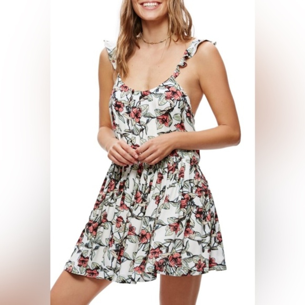 Free People Dear You Backless Mini Dress w/Pockets XS NWT